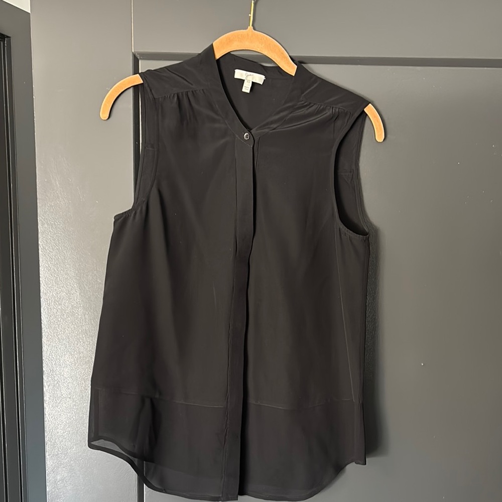 Joie black sleeveless tunic